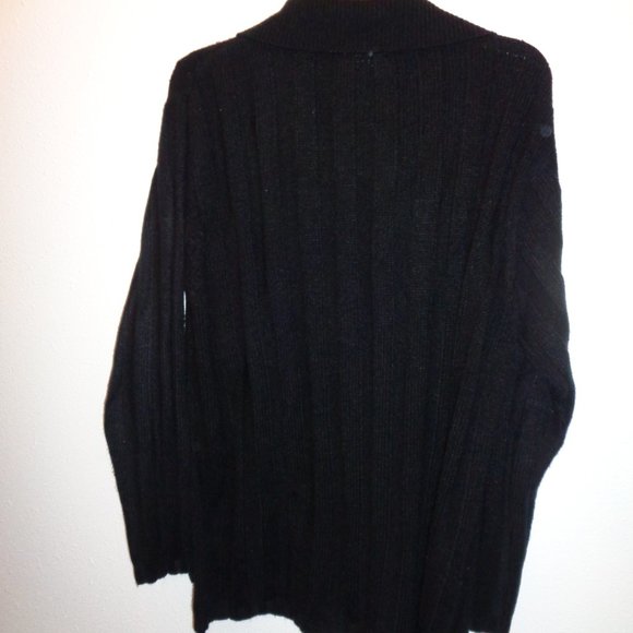 White Stag Sweaters - White Stag Women's Black Button Front Sweater Size Medium